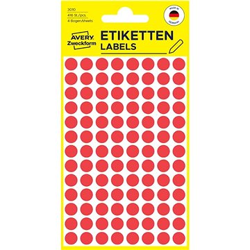 

Avery Zweckform 3010 Kulaté značkovací etikety