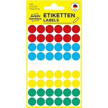 

Avery Zweckform 3088 Kulaté značkovací etikety