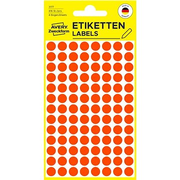 Avery Zweckform 3177 Kulaté značkovací etikety