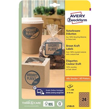 

Avery Zweckform L7105-25 Kraftové samolepící etikety
