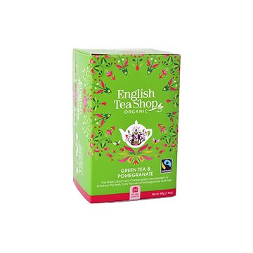 

English Tea Shop Zelený čaj s granát jablkem