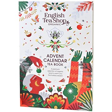 

English Tea Shop Advent kalendář Kniha Bílá 24 pyramidek Bio