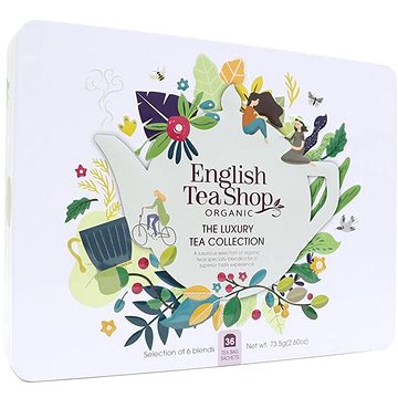 

English Tea Shop Luxusní dárková plechová kolekce čajů, 36 sáčků