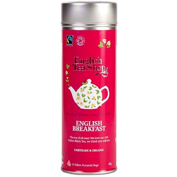 

English Tea Shop English Breakfast černý čaj v plechovce, bio