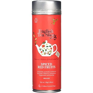 

English Tea Shop Kořeněné červené ovoce v plechovce, bio