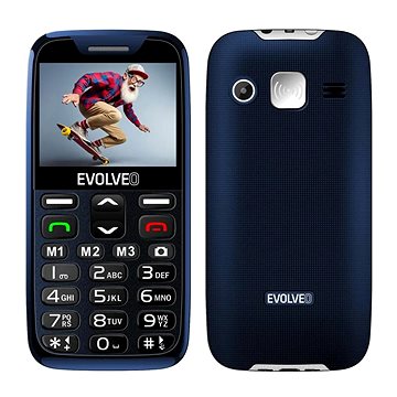 EVOLVEO EasyPhone XD modro-stříbrný