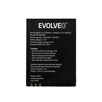 

EVOLVEO EasyPhone ID, originální baterie, 700 mAh
