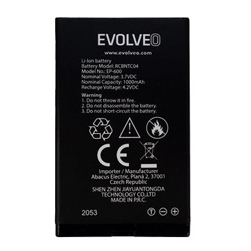 

EVOLVEO EasyPhone XD/EasyPhone XR, originální baterie, 1000 mAh