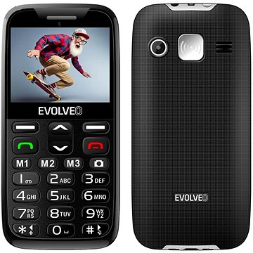 

EVOLVEO EasyPhone XR černý s nabíjecím stojánkem