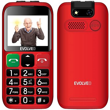 

EVOLVEO EasyPhone ET červená