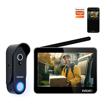 

EVOLVEO DoorPhone W7, černý monitor