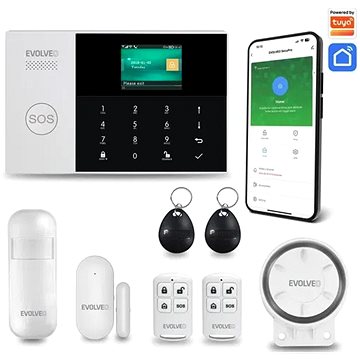 

EVOLVEO SecuPro chytrý, bezdrátový, GSM&Wi-Fi