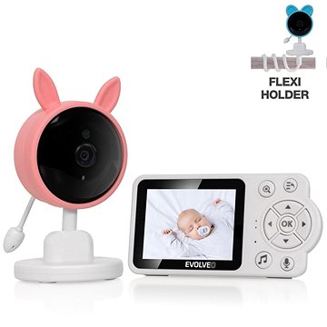 EVOLVEO Baby Monitor N3, růžová