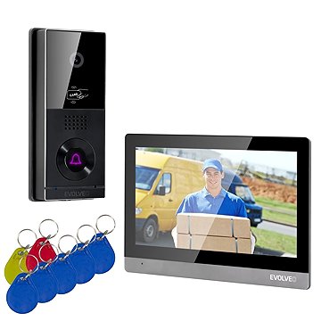 

EVOLVEO DoorPhone AHD10, černo stříbrný