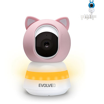 

EVOLVEO Baby Monitor LUX, růžová