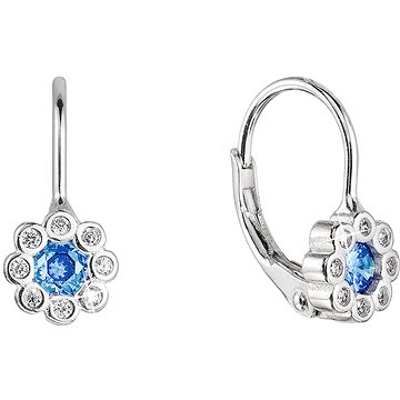 

EVOLUTION GROUP 11476.3 aqua zircon ag náušnice (AG 925 / 1000; 1 g)