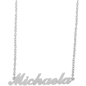 

Ewena Řetízek z oceli se jménem Michaela stříbrný