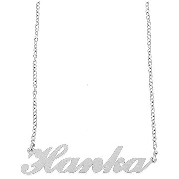 

Ewena Řetízek z oceli se jménem Hanka stříbrný