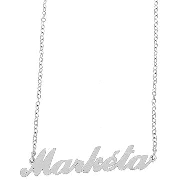 

Ewena Řetízek z oceli se jménem Markéta stříbrný