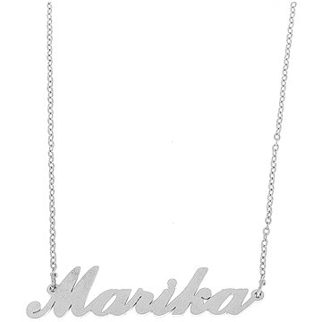 

Ewena Řetízek z oceli se jménem Marika stříbrný