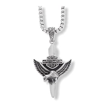 

Ewena Přívěsek Harley Davidson z chirurgické oceli, JSL728