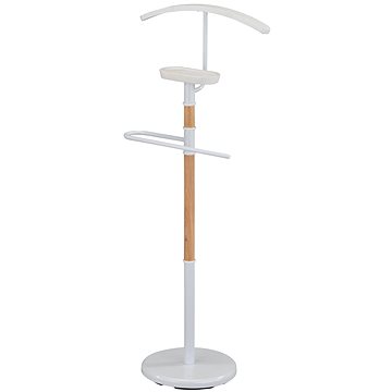 

EXCELLIANCE Němý sluha kovový bílý 110 cm