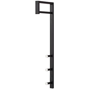 

EXCELLIANCE Nástěnný kovový věšák černý 70 cm