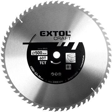 

EXTOL CRAFTkotouč pilový, O 400x3,5x30mm, 60T, 19122