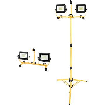 

EXTOL LIGHT Reflektor LED, 2 × 2700 lm, se stojanem 180 cm