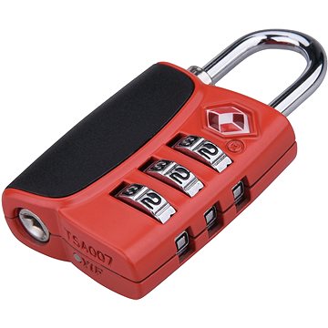 

EXTOL PREMIUM Zámek kombinační TSA s trojmístným kódem, 61 × 32 × 14 mm