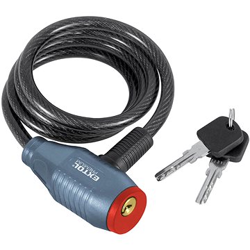 

EXTOL PREMIUM Zámek na kolo - lanko, 8 × 1000 mm