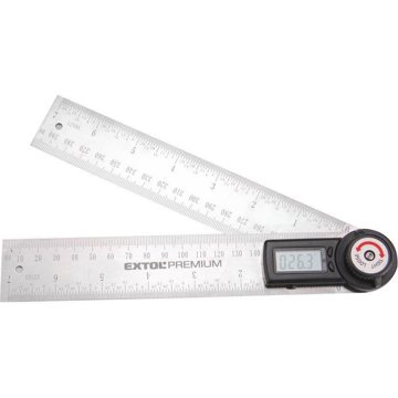 

EXTOL Premium Úhelník 200 mm s pravítkem nerezový 8823510