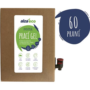 AlzaEco Prací gel Universal 3 l (60 praní) - Eko prací gel