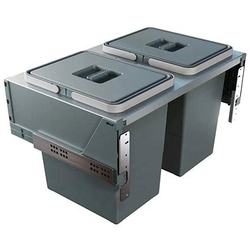 

Elletipi BLOCK U-SINK 2.0 vestavný výsuvný koš 18+18 l