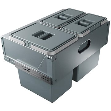 

Elletipi BLOCK U-SINK 2.0 výsuvný vestavný koš 18+12+12 l