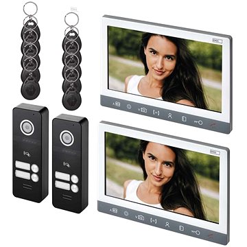 EMOS Sada videotelefonu EM-10AHD se 2 vstupy pro 2 účastníky - Videotelefon