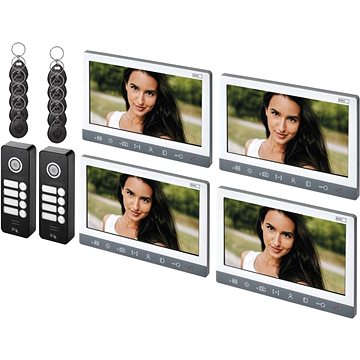 

EMOS Sada videotelefonu EM-10AHD se 2 vstupy pro 4 účastníky
