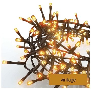 

EMOS LED vánoční řetěz – ježek, 8 m, venkovní i vnitřní, vintage, časovač