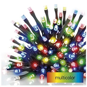 

EMOS LED vánoční řetěz, 24 m, venkovní i vnitřní, multicolor, programy