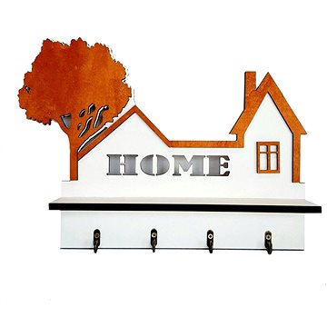 

Falixen - Věšák na klíče "Home" pinie