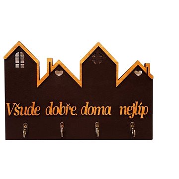 

Falixen - Věšák na klíče "4 DOMY"/2