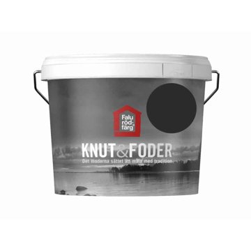 

Falu Rödfärg Knut & Foder 3 l Černá