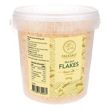 

Falksalt Mořská vločková sůl citronová, 600 g