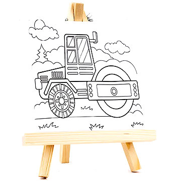 FANDY Plátno s předlohou a stojánkem 176074