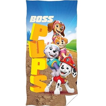

FARO Dětská osuška 70 × 140 cm, Tlapková patrola Boss pups