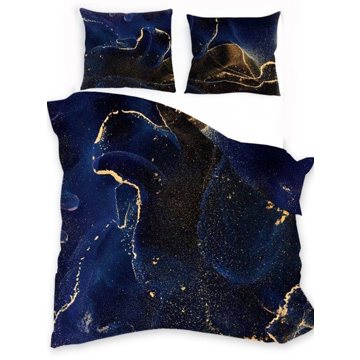

Faro Bavlněné saténové povlečení 140 × 200 + 70 × 90 cm Noční obloha modrá