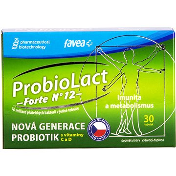 

Favea ProbioLact forte No 12, 30 kapslí