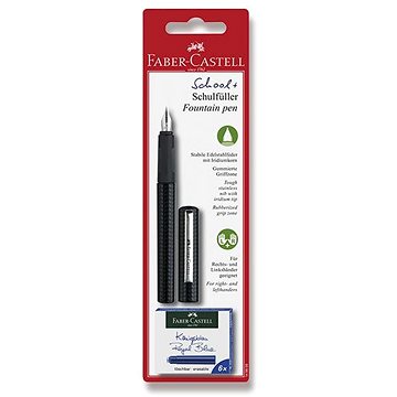 FABER-CASTELL bombičkové černé + 6 bombiček
