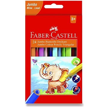 

FABER-CASTELL Extra JUMBO 24 barev