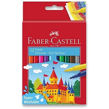 Faber-Castell Castle kulaté, 12 barev - Fixy
